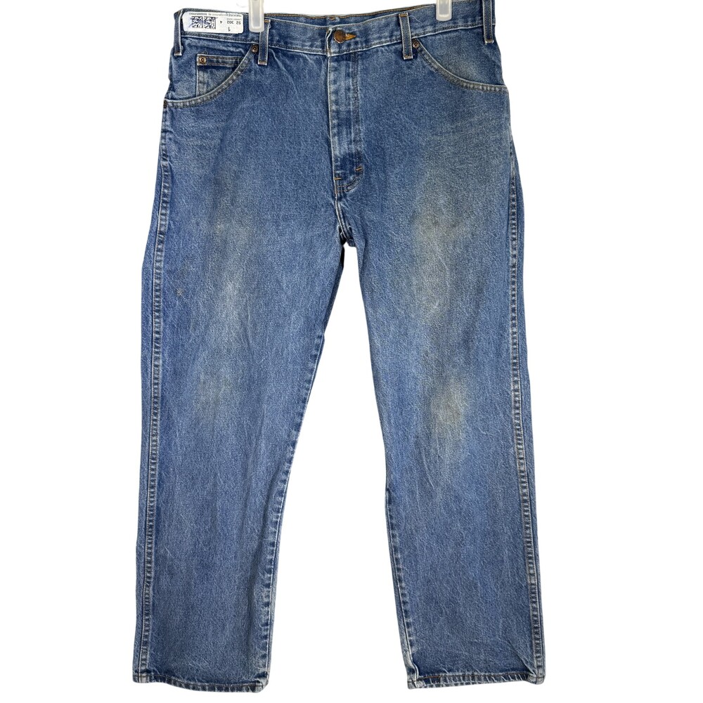 Dickies Jeans Mens 36x30 Blue Straight Leg Workwear Carpenter Denim Cotton